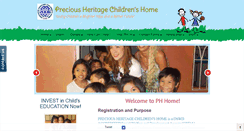 Desktop Screenshot of phchildren.org