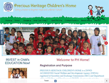 Tablet Screenshot of phchildren.org